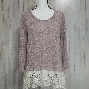 NWOT Maurices Lightweight Red & White Swea…